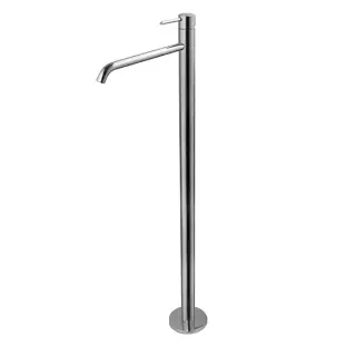 NOKEN ROUND Внешняя часть напольного смесителя для раковины, 5 л/мин, вылет 250 мм, хром