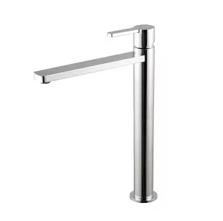 NOKEN URBAN N Смеситель для раковины, высокий H312 мм, 5 л/мин, БЕЗ ДК, хром