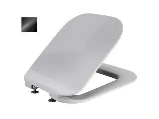 NOKEN ESSENCE C Сиденье для унитаза, c микролифтом, съемное, петли титан/белый