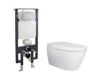 NOKEN I-COMFORT LINE Комплект инсталяции, подвесного унитаза с электронной крышкой i-Comfort, белый