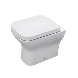 NOKEN URBAN C Унитаз напольный приставной безободковый, с креплениями, белый