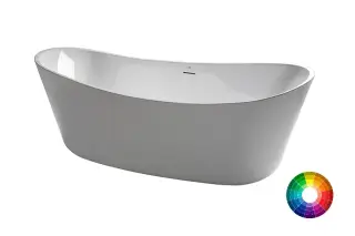 NOKEN LOUNGE FLUID Ванна акриловая свободностоящая, 170х80хH см, RAL