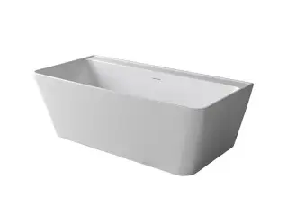 NOKEN PURE LINE Ванна акриловая свободностоящая 168x82 см, слив в центре, белый блестящий