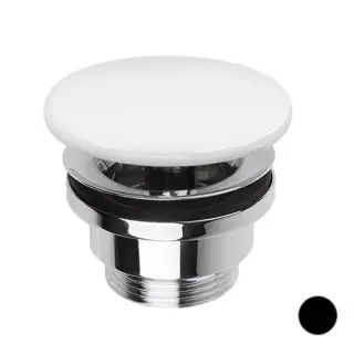 Simas Flaminia Донный клапан универсальный с керамической крышкой. цвет: nero PLCE nero