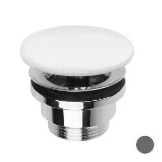 Simas Flaminia Донный клапан универсальный с керамической крышкой. цвет: grafite PLCE grafite