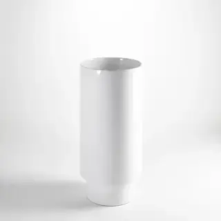 Simas Po-Mo Раковина напольная d40х85h см, слив в стену, без перелива. цвет: белый глянцевый PO07bi