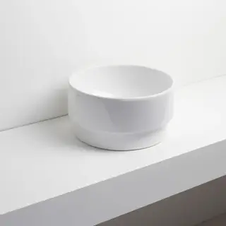 Simas Po-Mo Раковина чаша d37 см, без перелива. цвет: белый глянцевый PO01bi