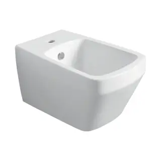 Simas Baden Baden Биде подвесное 36х56 см, c 1 отв. под смеситель и переливом. цвет: белый матовый BB19bi matt*1