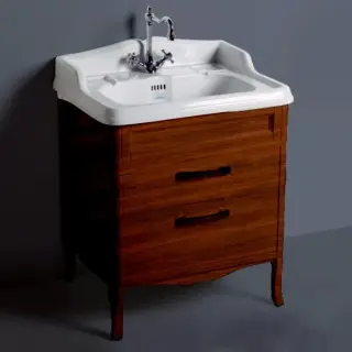 Simas Arcade Тумба под раковину AR834, напольная 73х54х80,5h см, 2 ящика, цвет: noce ARM1 noce/cr