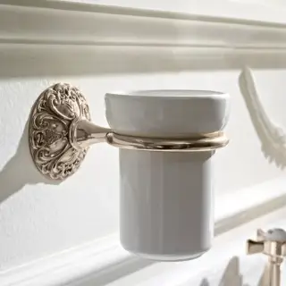 Sbordoni Flora Стакан подвесной, керамический, цвет: никель FL101NI