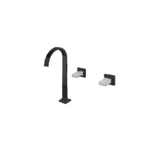 Treemme Kea Смеситель для раковины на 3 отверстия, излив 29 см, цвет: черный матовый RWIT7A85NNK1