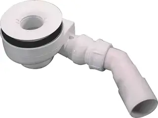 Radaway Сифон для душевого поддона Giaros, самоочищающийся, пластиковый, цвет: белый 5SL1