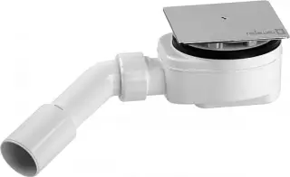 Radaway Сифон для душевого поддона Argos с сетчатым фильтром, цвет: хром глянцевый R399