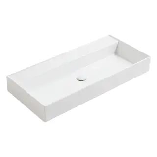 Simas Agile Раковина подвесная 101х46 см, с переливом, без отвер. под смеситель, цвет: белый глянц. AG101 bi*0