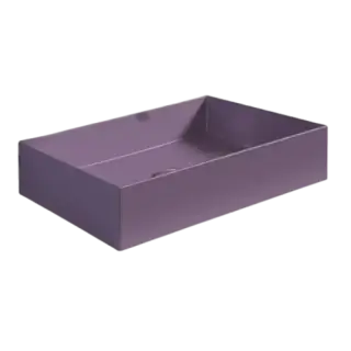 Simas Agile Раковина чаша 60х40 см, без перелива и отверстия под смеситель, цвет: prugna matt AG60 PRUGNA MATT*0