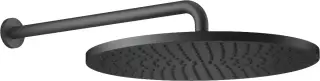 DornBracht Rounded generic Верхний душ 40 см, с душевым кронштейном 45 см., 14 л/мин, цвет: черный 28659970-33
