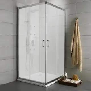 Radaway Premium Plus C Душевой уголок 80х190h см, универсальный, Easy Clean, цвет: хром глянцевый 30463-01-06N