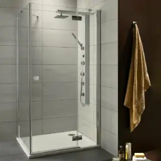 Radaway Almatea KDJ Душевой уголок 100х195h см, правый, Easy Clean, цвет: хром глянцевый 32143-01-01NR