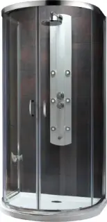 Radaway Premium Plus P Душевой уголок 100х190h см, универсальный, Easy Clean, цвет: хром глянцевый 33300-01-01N