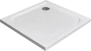 Radaway Delos C Душевой поддон из акрила, 100х100х5,5h см, цвет: белый глянцевый SDC1010-01