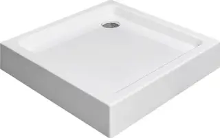 Radaway Siros C Compact Душевой поддон из акрила, 80х80х17h см, цвет: белый глянцевый SBC8817-2