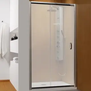 Radaway Premium Plus DWJ Душевая дверь в нишу, фабрик 5 мм, 100х190h см, цвет: хром глянцевый 33303-01-06N