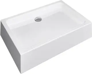 Radaway Laros D Душевой поддон из акрила, 100х90х17h см, цвет: белый глянцевый SLD91017-01