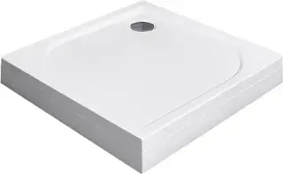 Radaway Delos C Душевой поддон из акрила, 80х80х14,5h см, цвет: белый глянцевый 4C88170-03