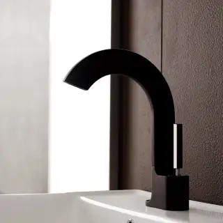 Treemme Cut Смеситель для раковины, цвет: черный/хром 3310NC