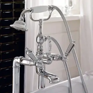 Sbordoni Livia Смеситель для ванны напольный h68 см, металл. ручки, цвет хром LI116cMCR