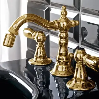 Sbordoni Livia Смеситель для биде на 3 отв., металл. ручки, цвет глянцевая латунь LI146clMOL