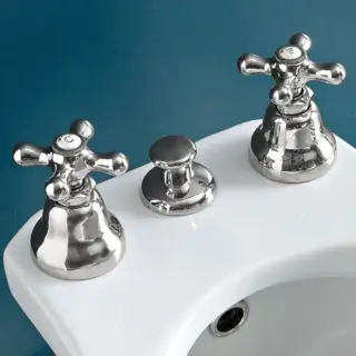 Sbordoni Etruria Смеситель для биде на 3 отв., с внутренней подачей воды, цвет: хром ET151CR