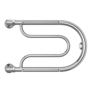 Terminus Фокстрот Полотенцесушитель водяной для гвс 50x35,2h, цвет без покрытия 4620768881237