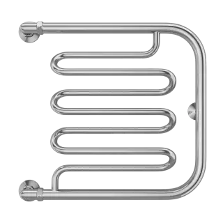 Terminus Фокстрот лиана Полотенцесушитель водяной для гвс 50x53,2h, цвет без покрытия 4620768880971