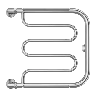 Terminus Фокстрот Полотенцесушитель водяной для гвс 50x53,2h, цвет без покрытия 4620768881282