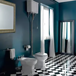 Sbordoni Neoclassica Унитаз приставной 36,5х51хh40 см, слив в пол, цвет белый 5107