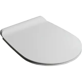 Simas Vignoni Крышка-сиденье для унитаза, с микролифтом, крепление хром, цвет: белый матовый VI004bi mat/cr