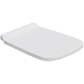 Simas Baden Baden Крышка-сиденье для унитаза, с микролифтом, крепление хром, цвет: белый глянцевый BB004bi/cr