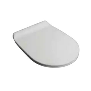 Simas Bormio Крышка-сиденье для унитаза, без микролифта, крепление хром, цвет: белый глянцевый BR005 bi/cr