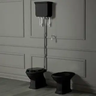 Simas Lante Бачок для унитаза LA01/LA02, без механизма смыва, цвет: nero LA06 nero