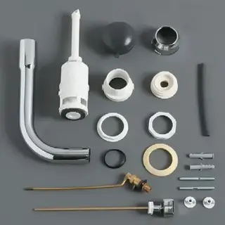 Simas Londra Механизм слива для бачка AR812/LA28/LO912 с ручкой, низкая труба, цвет: хром глянц. D11cr