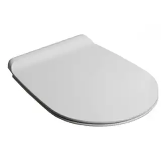 Simas Gambassi Крышка-сиденье для унитаза, с микролифтом, крепление хром, цвет: белый глянцевый GA004bi/cr