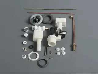 Simas Arcade Механизм двойного слива для моноблочного бачка, цвет: хром глянцевый D21cr