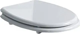 Simas Arcade Крышка-сиденье для унитаза, с микролифтом, крепление золото, цвет: белый глянцевый AR007bi/oro