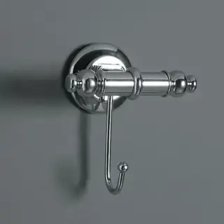 Simas Accessori Victoria Крючок для ванной, подвесной, одинарный, цвет: хром глянцевый 260204cr