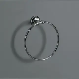 Simas Accessori Victoria Полотенцедержатель-кольцо d22 см, подвесной, цвет: хром глянцевый 260205cr
