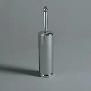 Simas Accessori Victoria Ершик для унитаза напольный с латунной колбой, цвет: хром глянцевый 260208cr