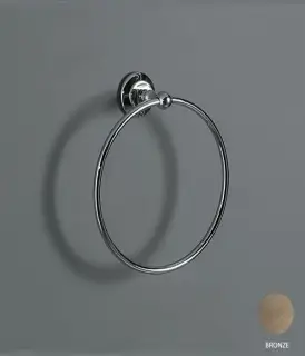 Simas Accessori Victoria Полотенцедержатель-кольцо d22 см, подвесной, цвет: бронза глянцевая 260205 br