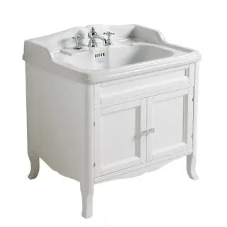 Simas Arcade Тумба под раковину AR834, напольная 69х52х80,5h см, 2 дверцы, цвет: белый глянцевый ARMD70 bi/cr