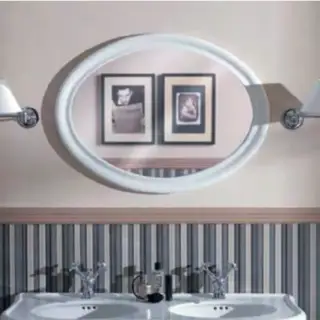 Simas Lante Зеркало 62х90h см, без подсветки, цвет: белый глянцевый LAS1 bi